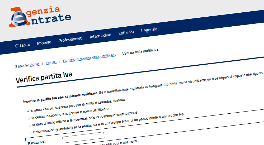 Verifica codice fiscale e partita iva