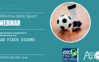 webinar sulla riforma dello sport