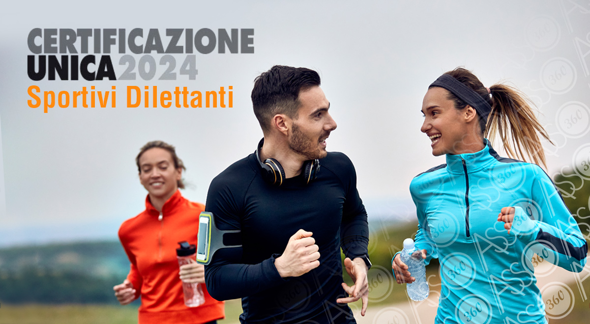 Certificazione Unica per gli sportivi dilettanti del 2024