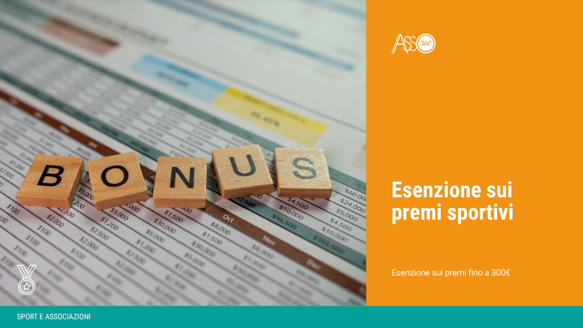Grafica informativa sul regime fiscale dei premi sportivi, l'applicazione della ritenuta del 20% e il modello di ricevuta