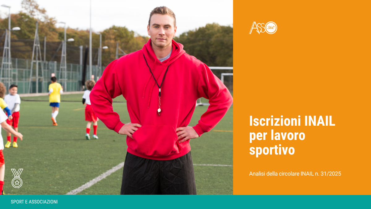 Analisi della circolare INAIL per compensi sportivi