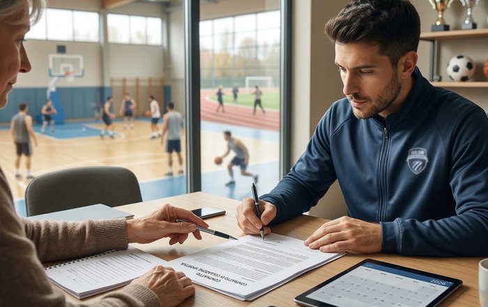 Firma di un CoCoCo (contratto di collaborazione sportiva dilettantistica)