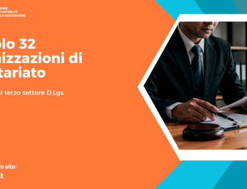 Articolo 32 Codice del terzo settore – Organizzazioni di volontariato